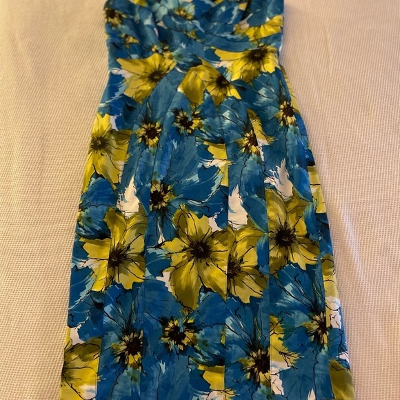 Jones of New York Blue & Yellow Floral Dress - Picture 5 of 7
